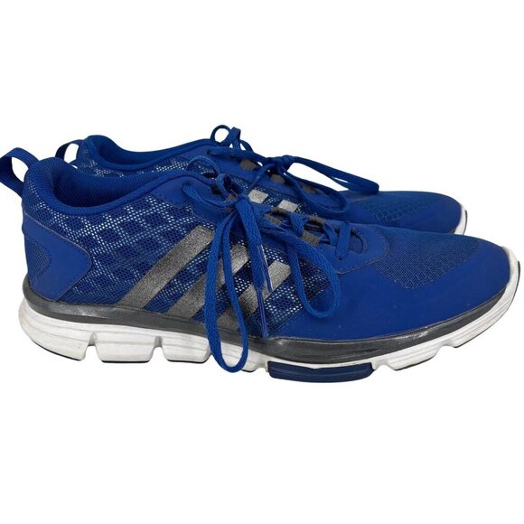 Adidas Performance Speed Trainer Sneaker Mens Size 10.5  Blue Silver Athletic - Picture 1 of 10